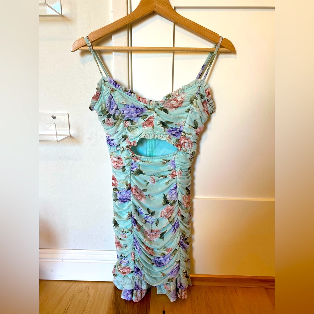 Floral mini dress